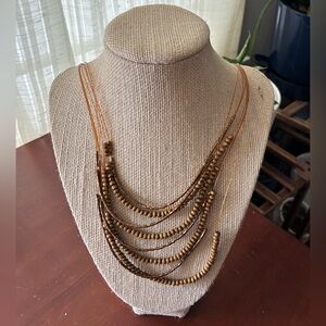 Gorgeous Multi Strand Beaded Statement Necklace